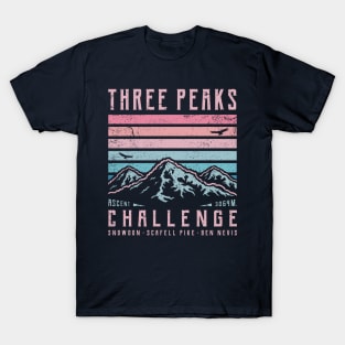 3 Peaks Challenge - Retro T-Shirt